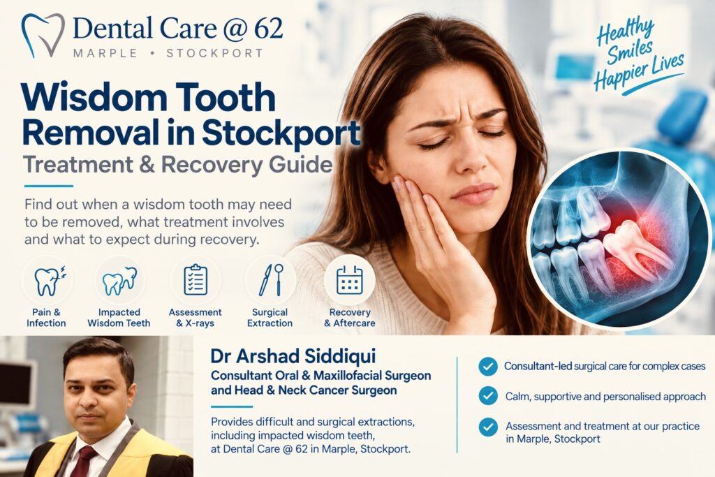wisdom tooth removal Stockport