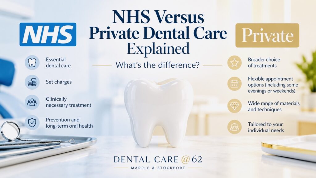 NHS versus private dental care